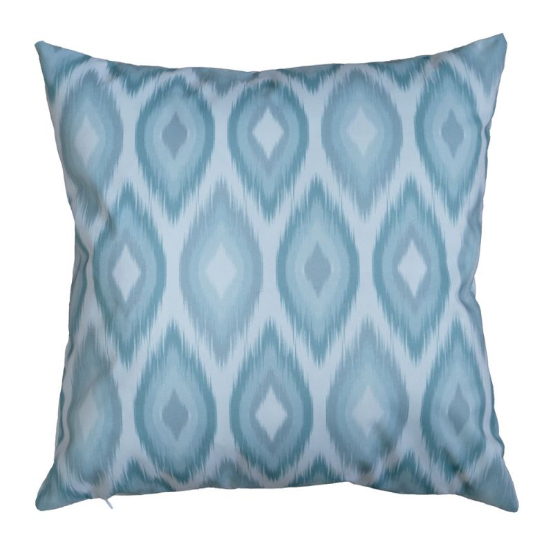 Printed Indoor/Outdoor 45x45cm Cushion - Ikat