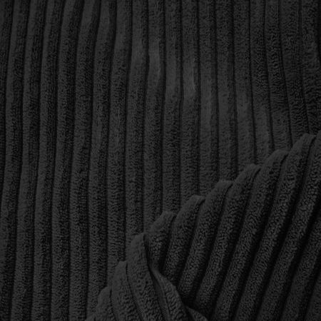 Jumbo Cord Fabric - Black