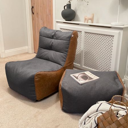 Barley Busby Chair and Ottoman