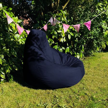 Extra Large Classic Beanbag - Indoor/Outdoor - Navy Blue