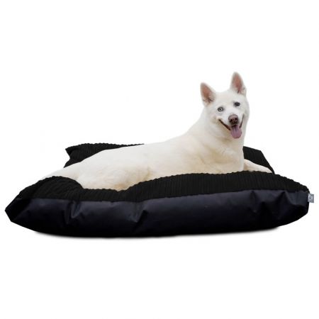 Pet Bed - Jumbo Cord Large Black