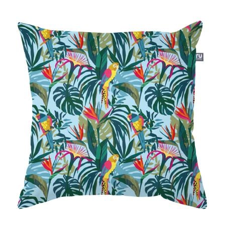 Printed Indoor/Outdoor 45x45cm Cushion - Jungle Birds