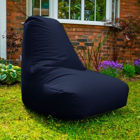 Beanbag Chair - Indoor/Outdoor - Large - Navy Blue