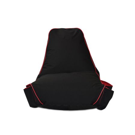 Black rugame Kids Gamer Bean Bag Chair - Red