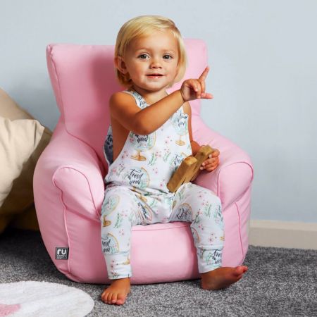 Toddler Armchair Beanbag - Trend - Baby Pink