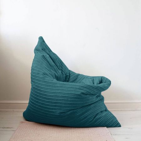 Floor Cushion - Jumbo Cord Teal
