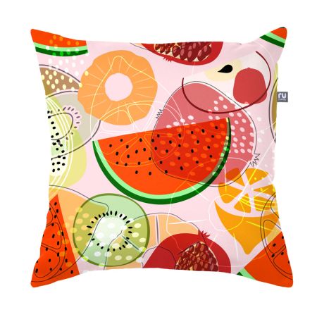 Twin Pack - Tutti Fruity 45x45cm Cushion - Indoor/Outdoor