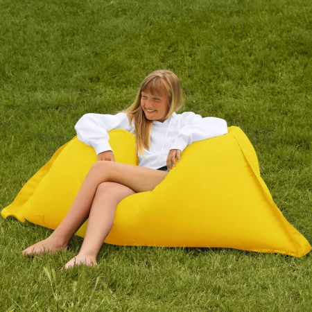 Extra Large Squashy Squarbie™ Bean Bag - Indoor/Outdoor Yellow