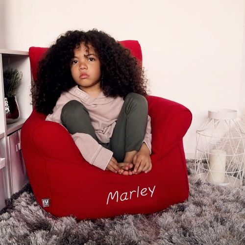 Childrens Trend Armchair Beanbag, Personalized Bean Bag Chair For Toddler