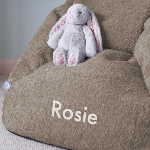 Personalised toddler beanbag armchair