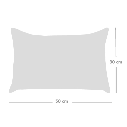50x30cm Superhero Cushion dimension image