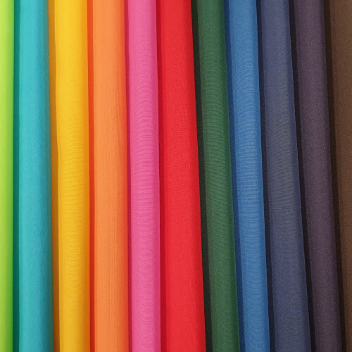 Water-resistant fabric close up