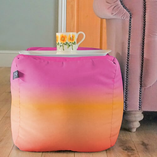 Pink Paradise Bean Bag Cube