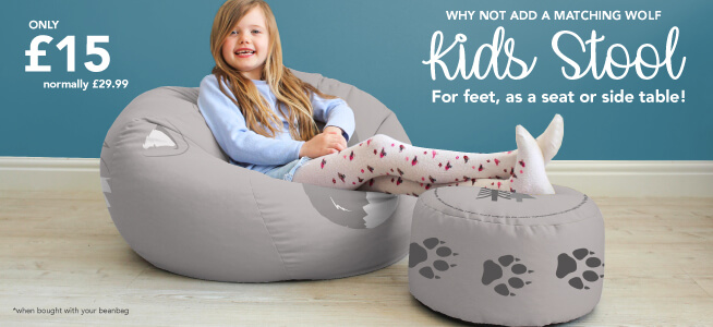 Why not add a kids stool to your Bean Bag