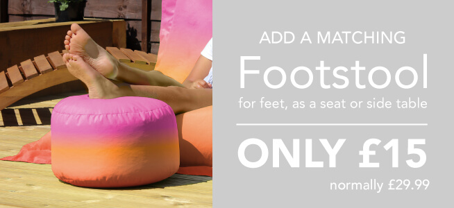 Why not add a footstool to your Bean Bag